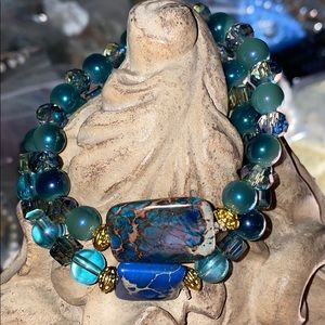 Sea Monster stretch bracelet